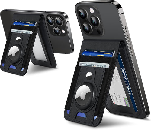 Phone Magnet Card Holder With Stand and Air Tag