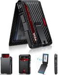 With Money Clip Mens Slim Minimalist Card Holder 