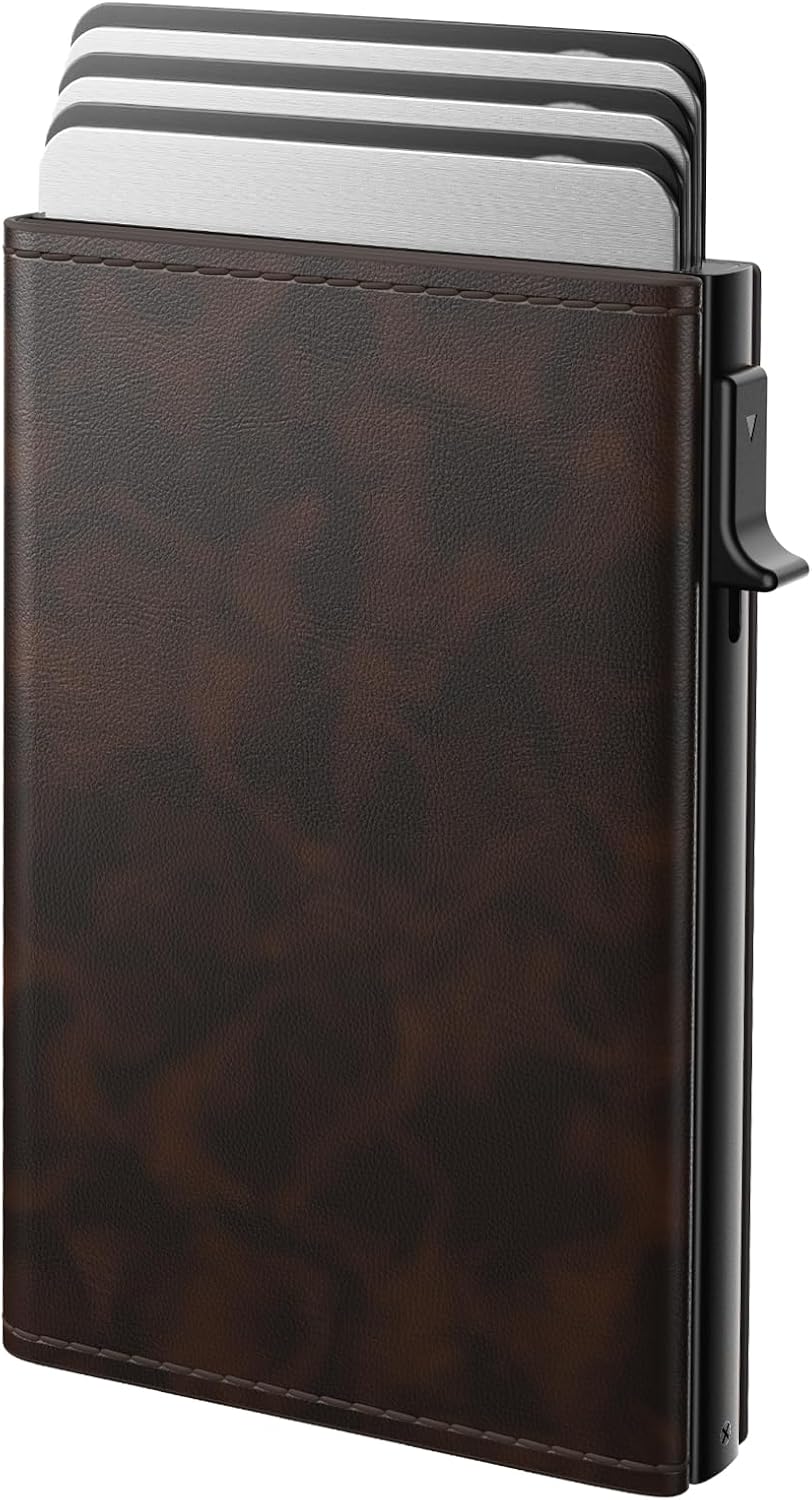 Slim Minimalist Aluminum Card Case Holder