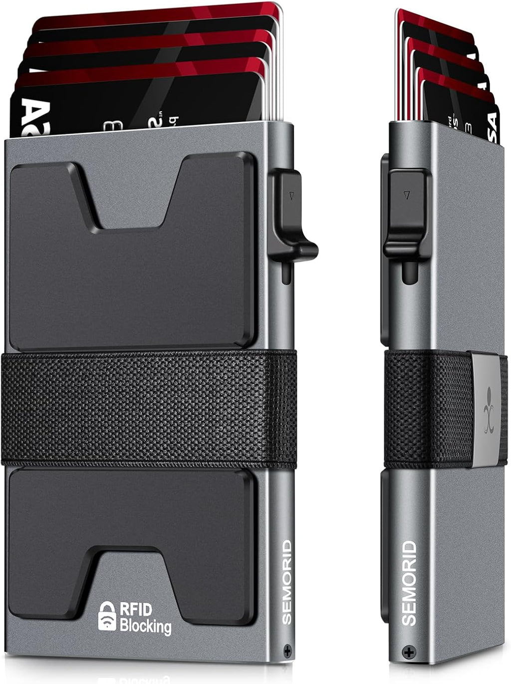Ultra Minimalist Slim Card Holder With Money Band
