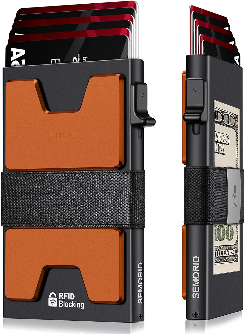 Ultra Minimalist Slim Card Holder With Money Band