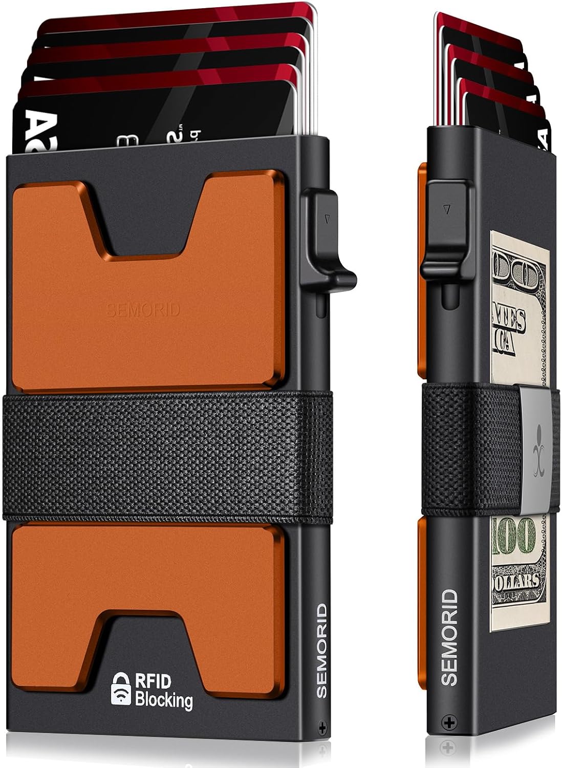 Ultra Minimalist Slim Card Holder With Money Band