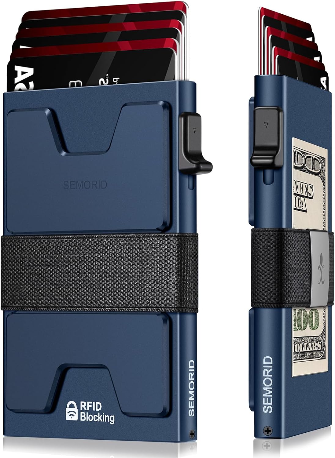 Ultra Minimalist Slim Card Holder With Money Band