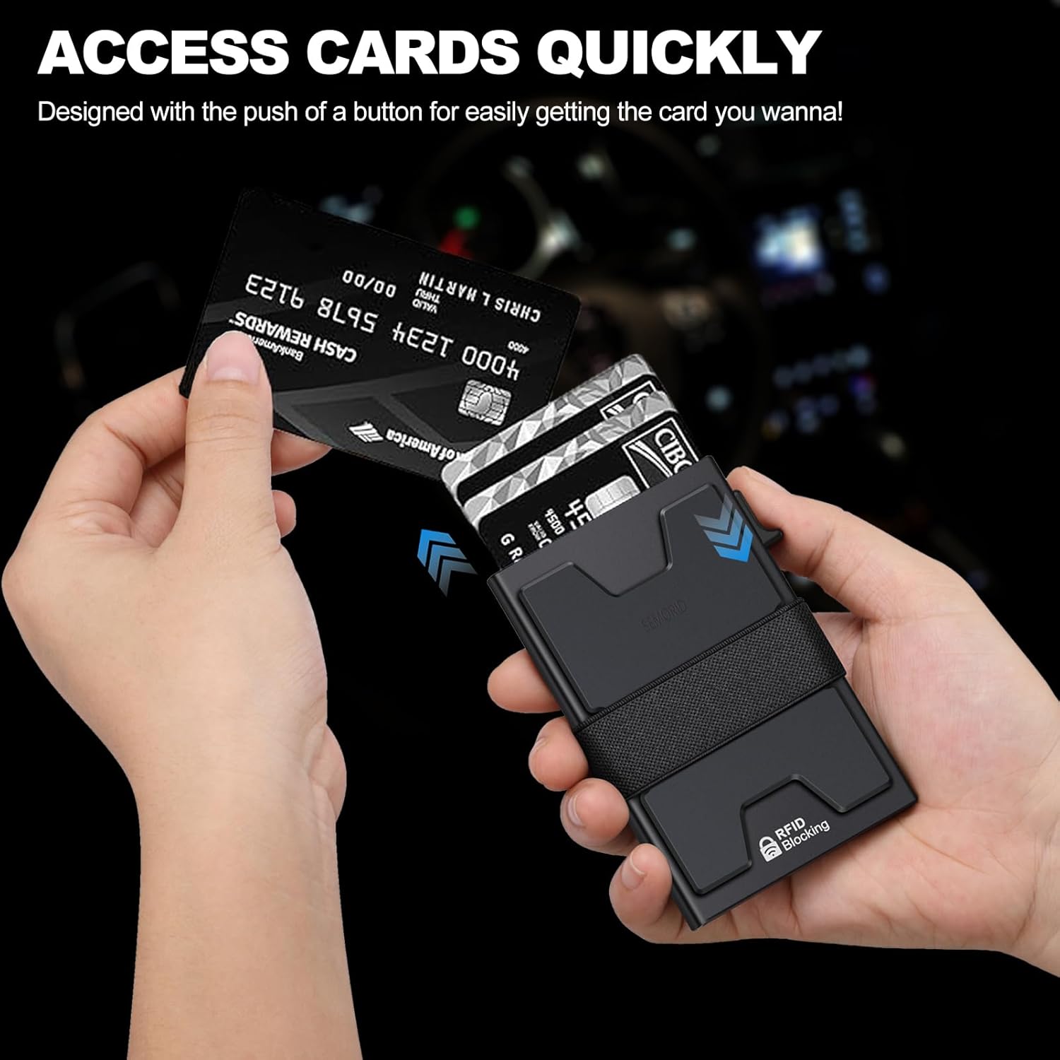 Ultra minimalist Slim Card Holder With Money Band