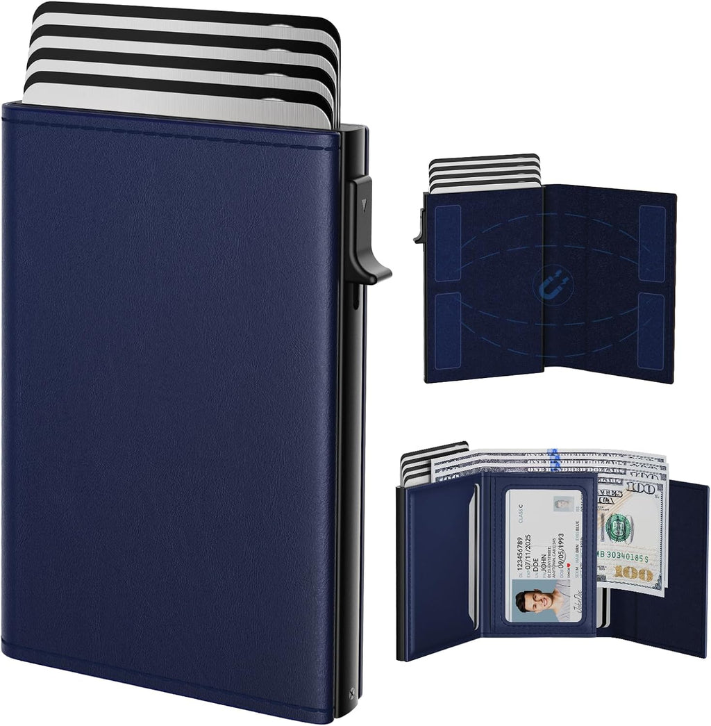Slim Minimalist Aluminum Card Case Holder