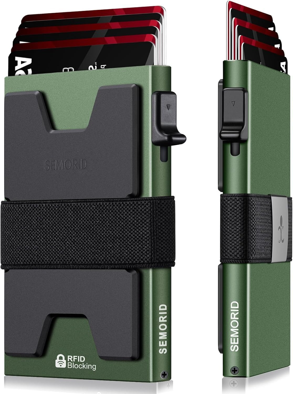 Ultra Minimalist Slim Card Holder With Money Band