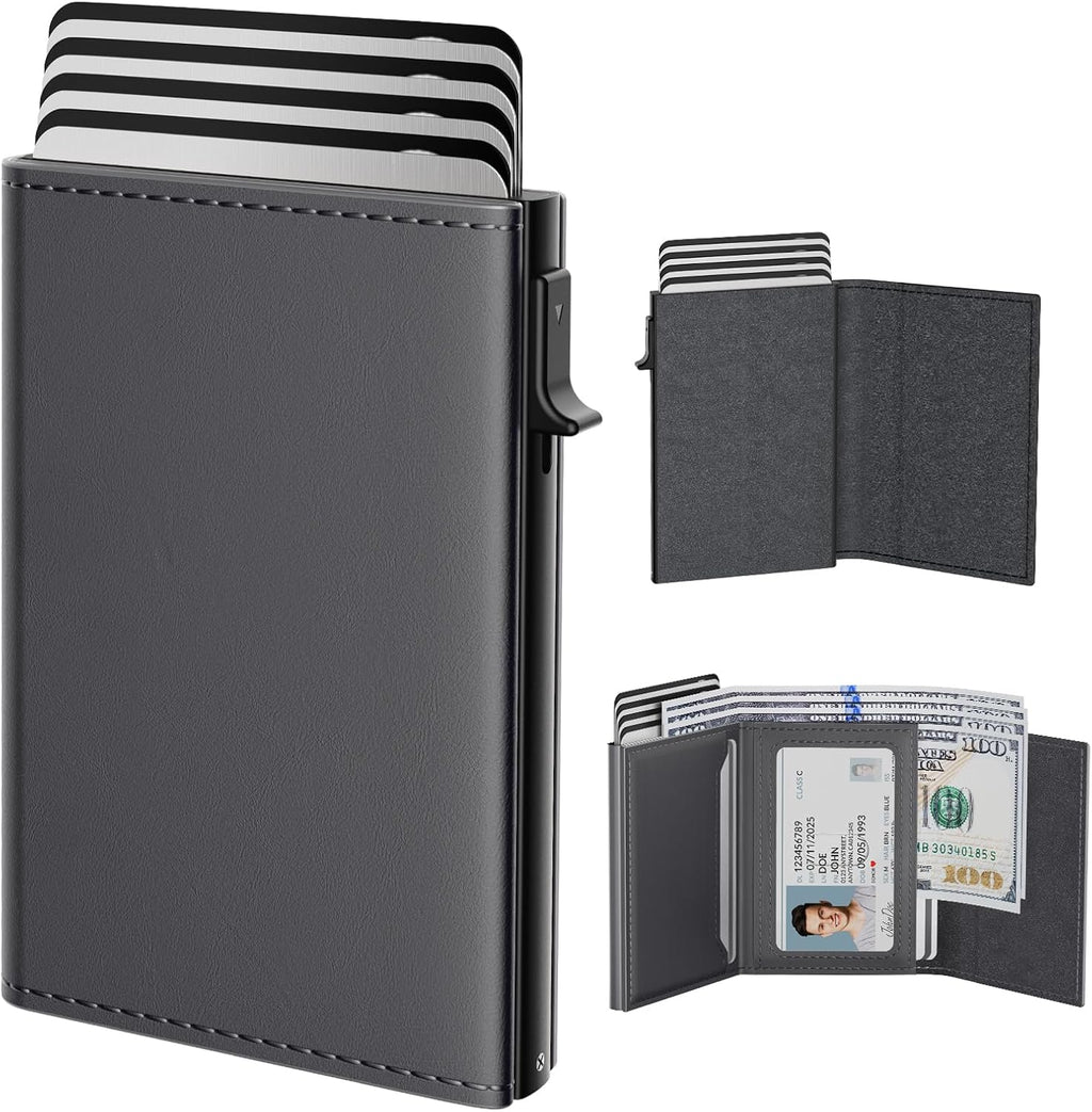 Slim Minimalist Aluminum Card Case Holder