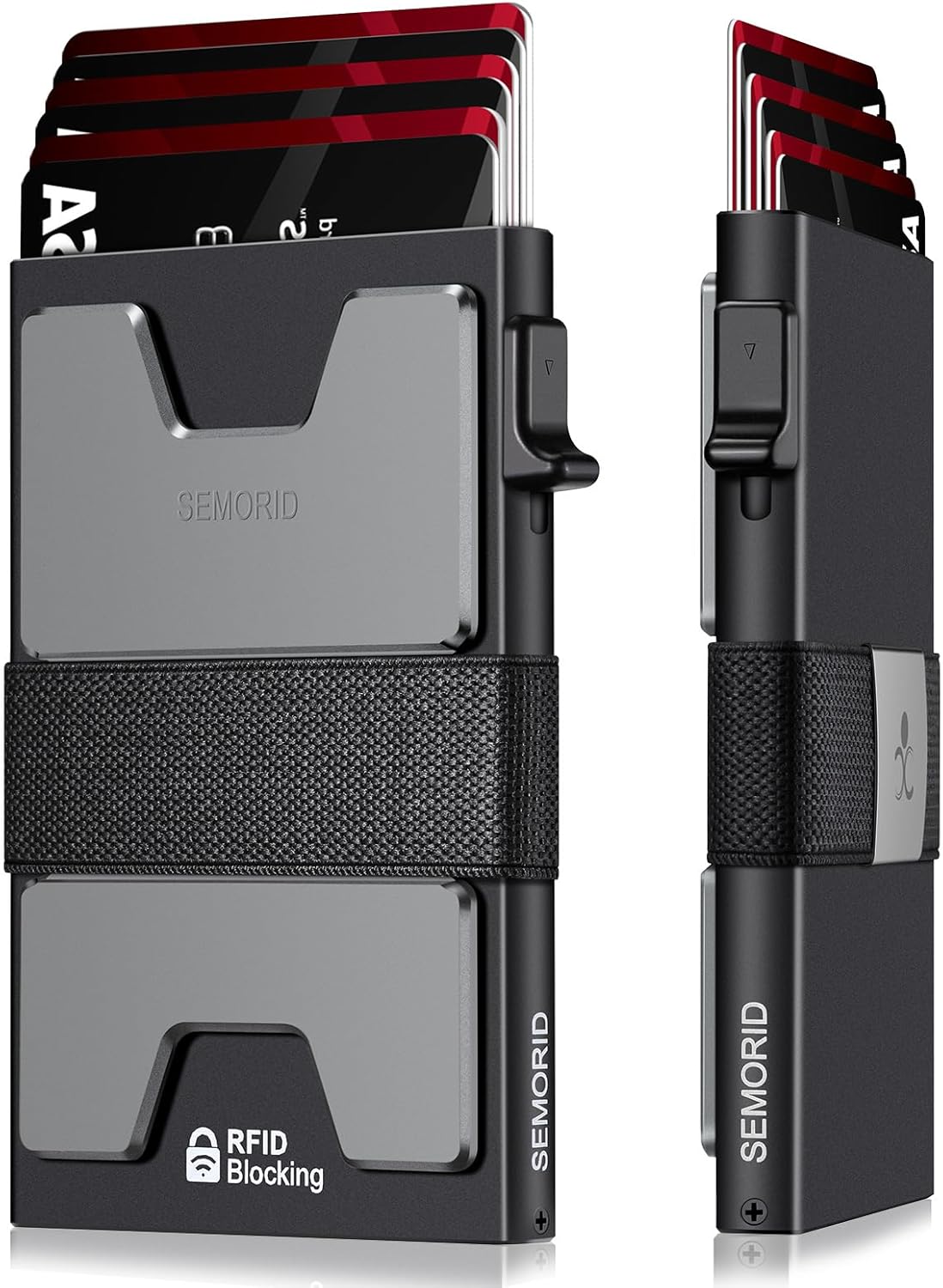 Ultra Minimalist Slim Card Holder With Money Band