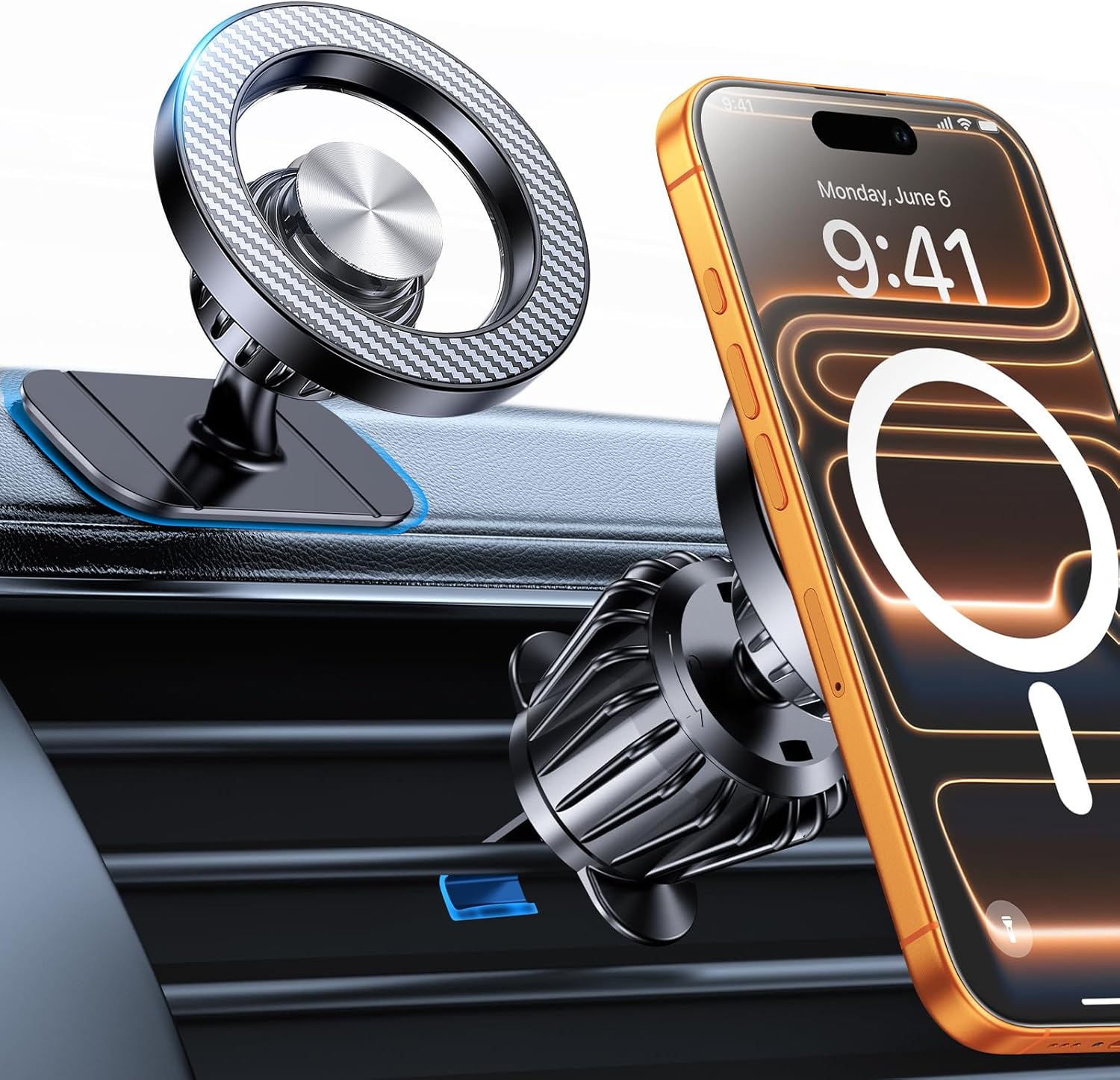 Magnetic Phone 360 Car Mount