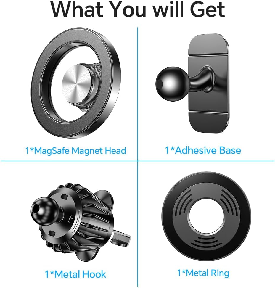 Magnetic Phone 360 Car Mount