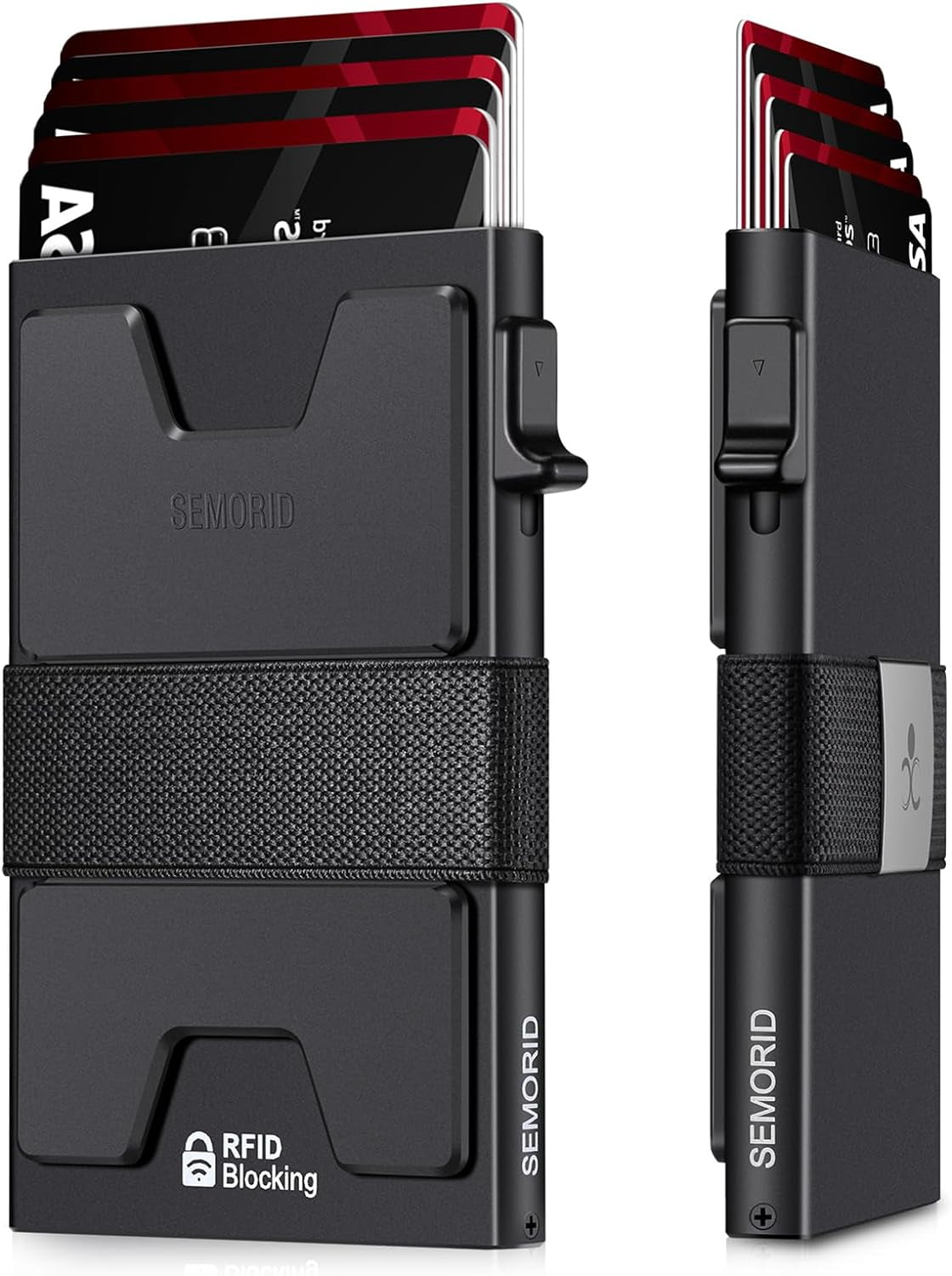 Ultra Minimalist Slim Card Holder With Money Band